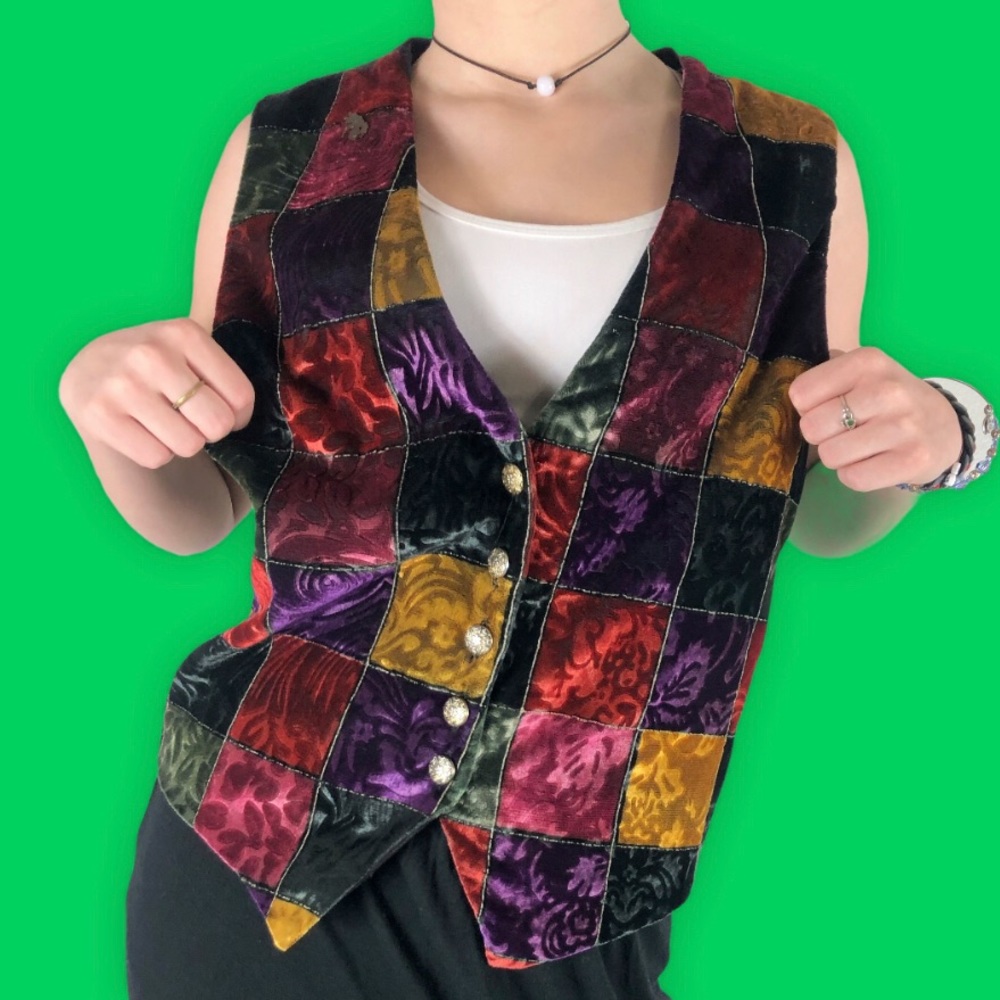 Vintage Studio Collection Velvet Vest